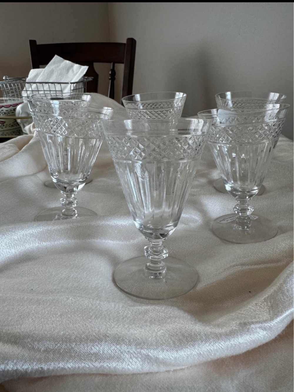 Classic Clear Glass Juice Goblets - Set of 6